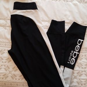 Bebe sport workout leggings